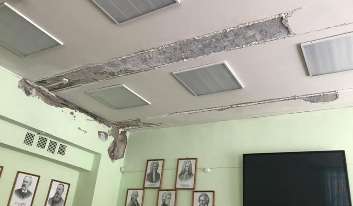 В администрации Нижнего Новгорода опровергли обрушение потолка в детской школе «Жаворонок»