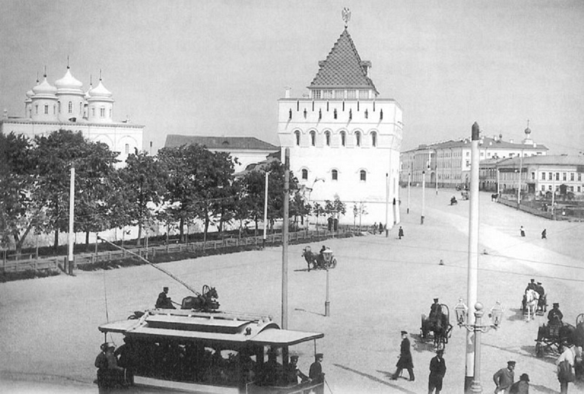 Благовещенская площадь Нижний Новгород 19 век