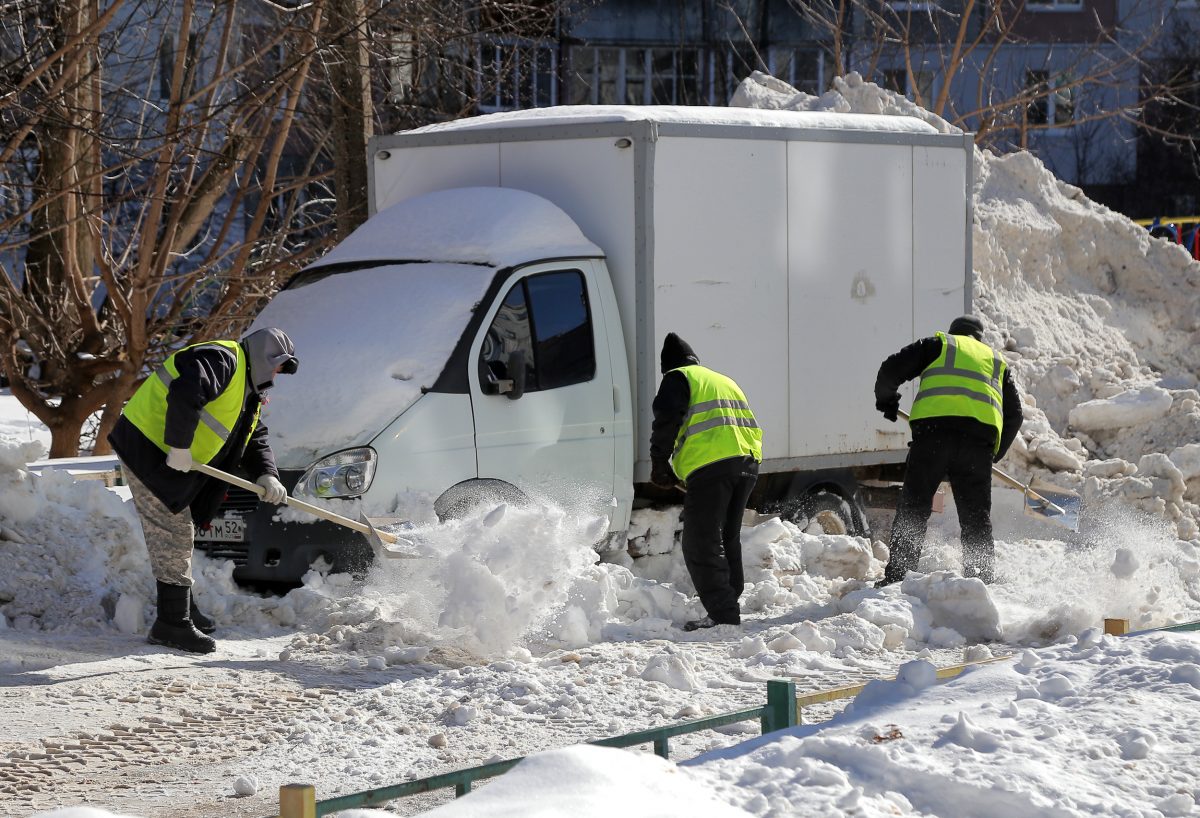 Снег вывозят во всех районах Нижнего Новгорода