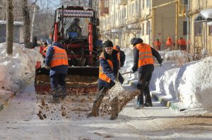 Около 1,6 млн кубометров снега вывезли из нижегородских дворов с начала зимы: смотрим, как сегодня прошла уборка в районах города