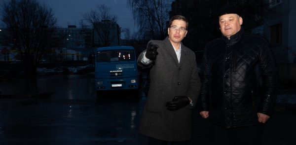 Глава Нижнего Новгорода лично проверил, как очищают от талых вод Московский район