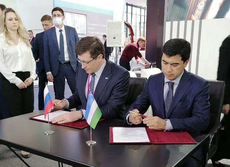 Глеб Никитин и хоким Ташкентской области Узбекистана Даврон Хидоятов подписали меморандум о намерениях межрегионального сотрудничества