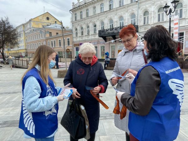 50 тысяч георгиевских лент планируется раздать в Нижегородской области