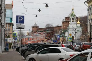 Платную парковку на улице Рождественской запустят в&nbsp;мае