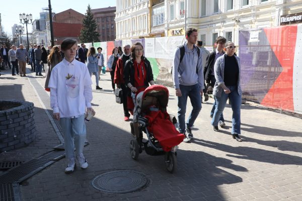 Нижегородцам показали, как можно обойти перекрытые для благоустройства территории в центре города