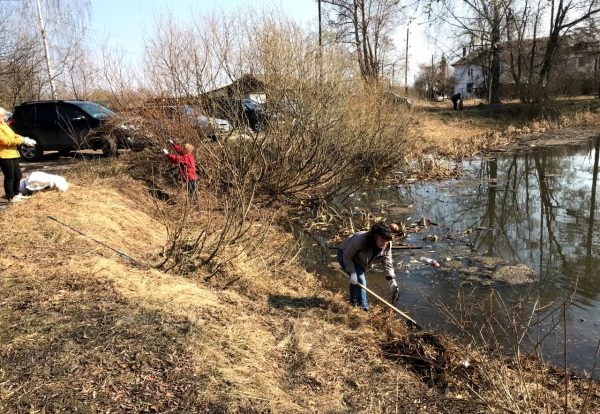 Более 40 мешков мусора собрали в Городце