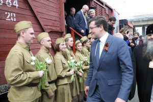Глеб Никитин: «Поезд Победы дает нам возможность погрузиться в&nbsp;атмосферу мая 1945&nbsp;года»