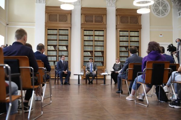 Сергей Кравцов и&nbsp;Глеб Никитин провели встречу в&nbsp;рамках перезапуска работы Российского общества «Знание»