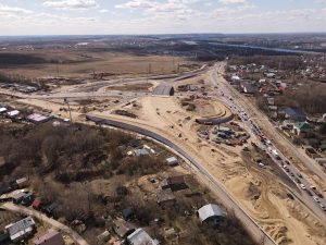 Транспортная развязка в&nbsp;районе Ольгино готова на&nbsp;64%