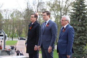 Глеб Никитин возложил венок к&nbsp;Вечному огню в&nbsp;Автозаводском районе