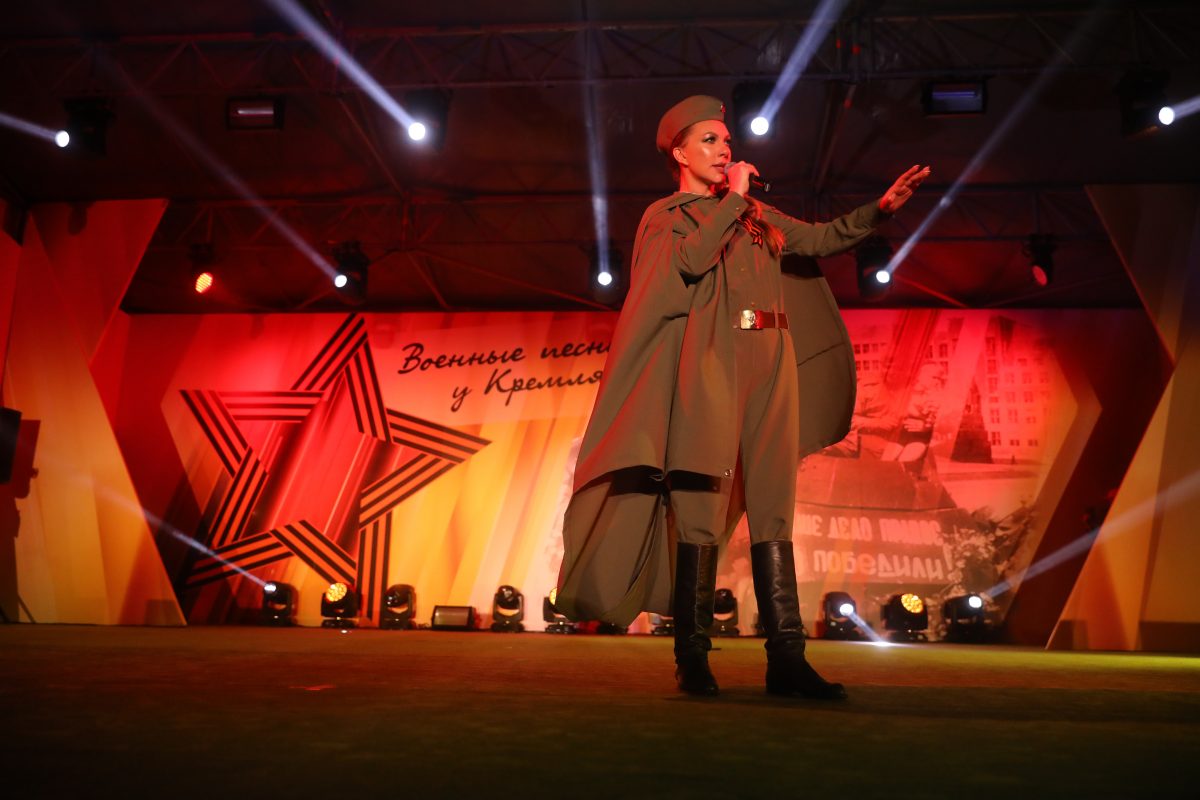 Впервые на Нижегородской земле в этот вечер прозвучала песня «Бессмертный полк» в исполнении Наталии Ивановой
