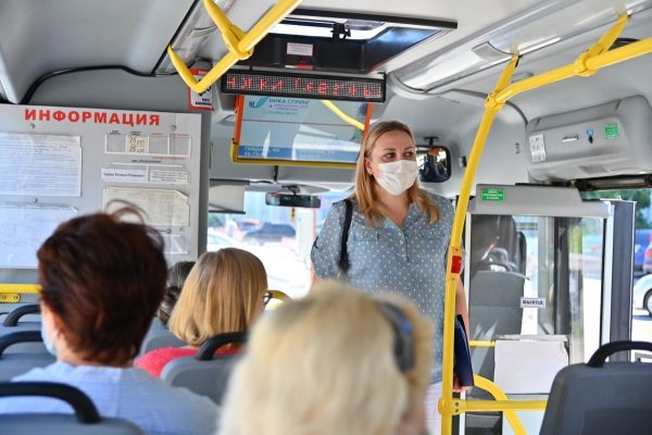 В&nbsp;Дзержинске провели рейд по соблюдению масочного режима в&nbsp;общественном транспорте