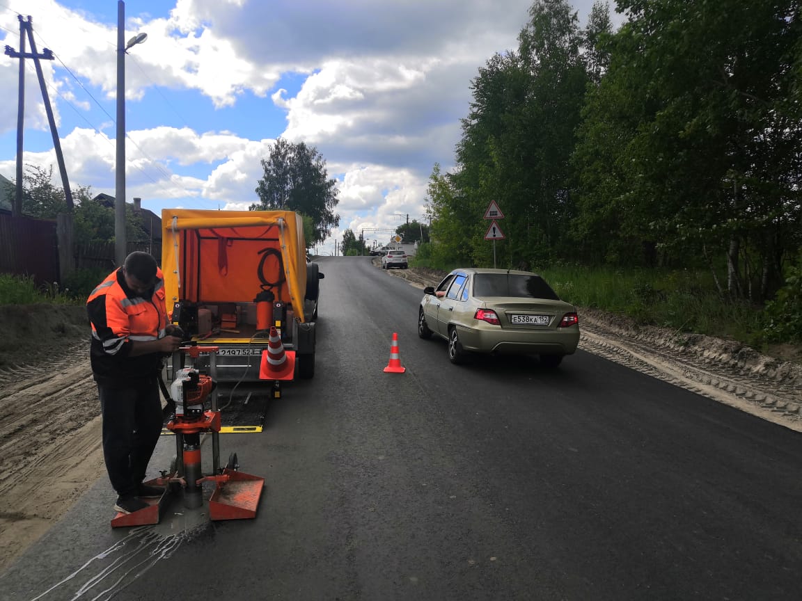 В Лукояновском районе ремонтируют дороги по программе благоустройства сельских поселений