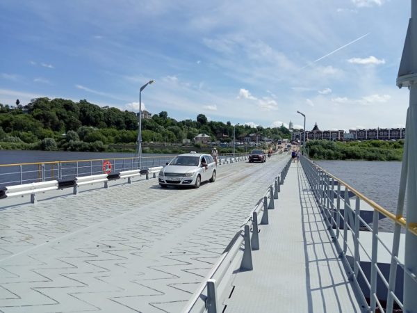 В&nbsp;Нижегородской области снова открылась понтонная переправа Павлово — Тумботино