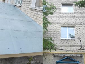 ДУК отремонтировал кровлю подвала и заменила окна в подъезде в Шатках по требованию госжилинспекции