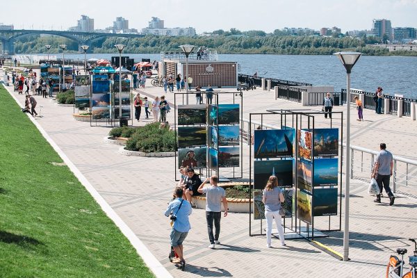 Фотовыставка «800 чудес России» открылась на&nbsp;Нижневолжской набережной