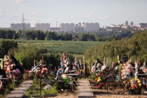 15 общественных туалетов установили на кладбищах Нижнего Новгорода