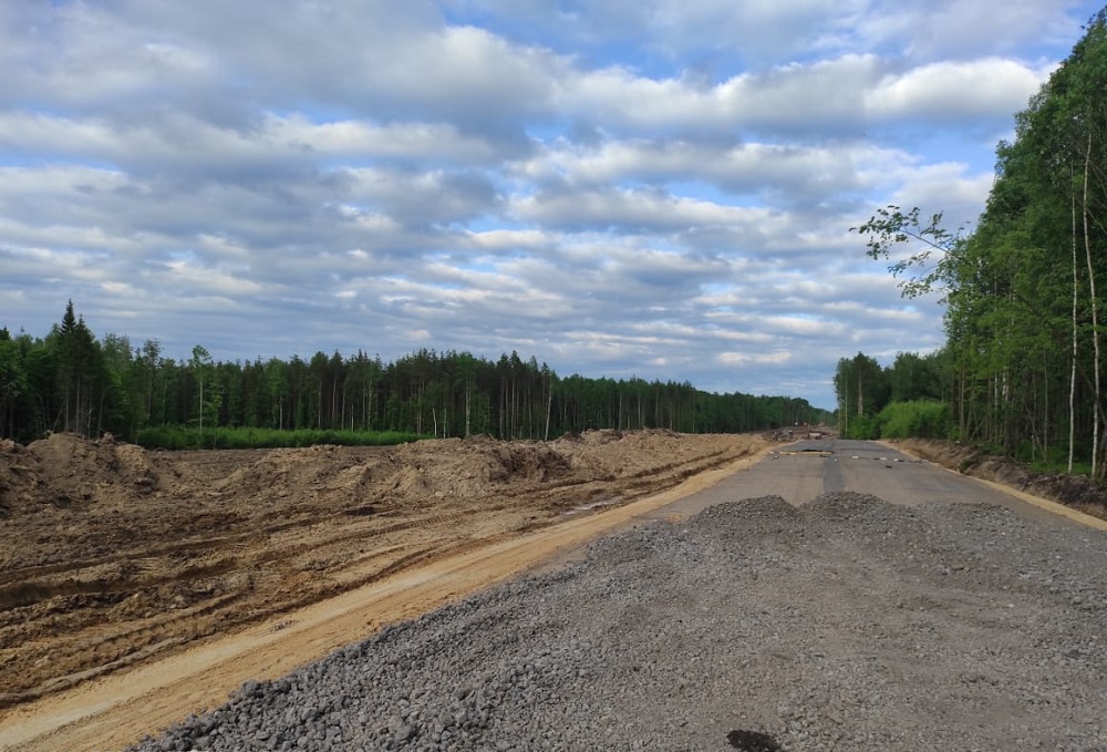 После весеннего паводка работы по строительству «Обхода Тольятти» идут ударными темпами