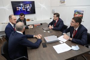 Глеб Никитин провел рабочую встречу с&nbsp;гендиректором ООО&nbsp;«Фольксваген Груп Рус» Штефаном Мехой
