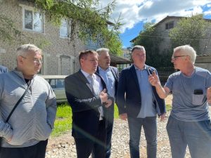 В&nbsp;Урене началось благоустройство дворовой территории по&nbsp;нацпроекту «Жилье и&nbsp;городская среда»