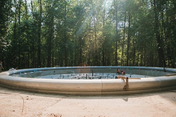 В нижегородском парке «Швейцария» завершаются отделочные работы на главном поющем фонтане