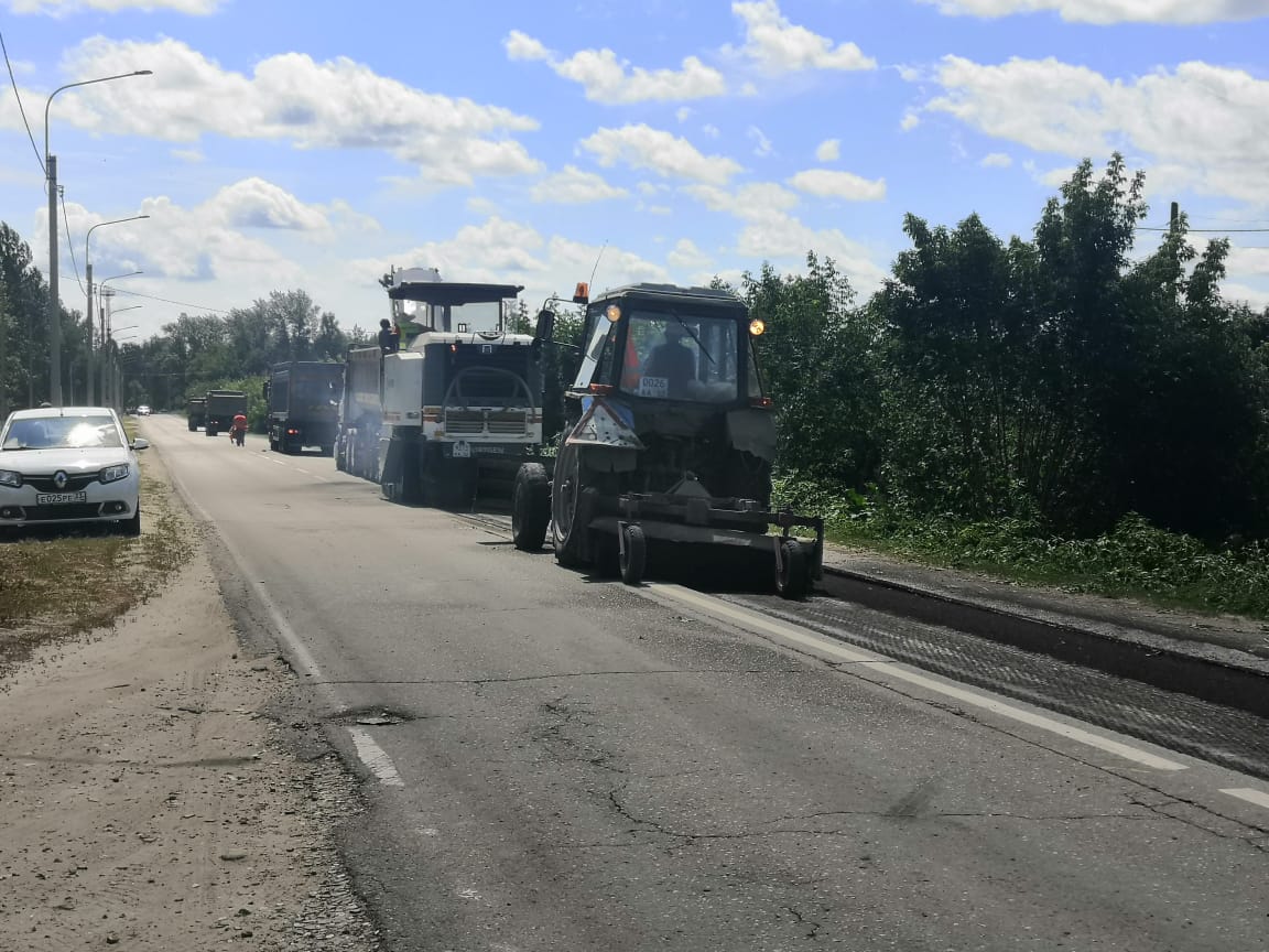Участок дороги Владимир — Муром — Арзамас в Нижегородской области отремонтируют до конца сентября