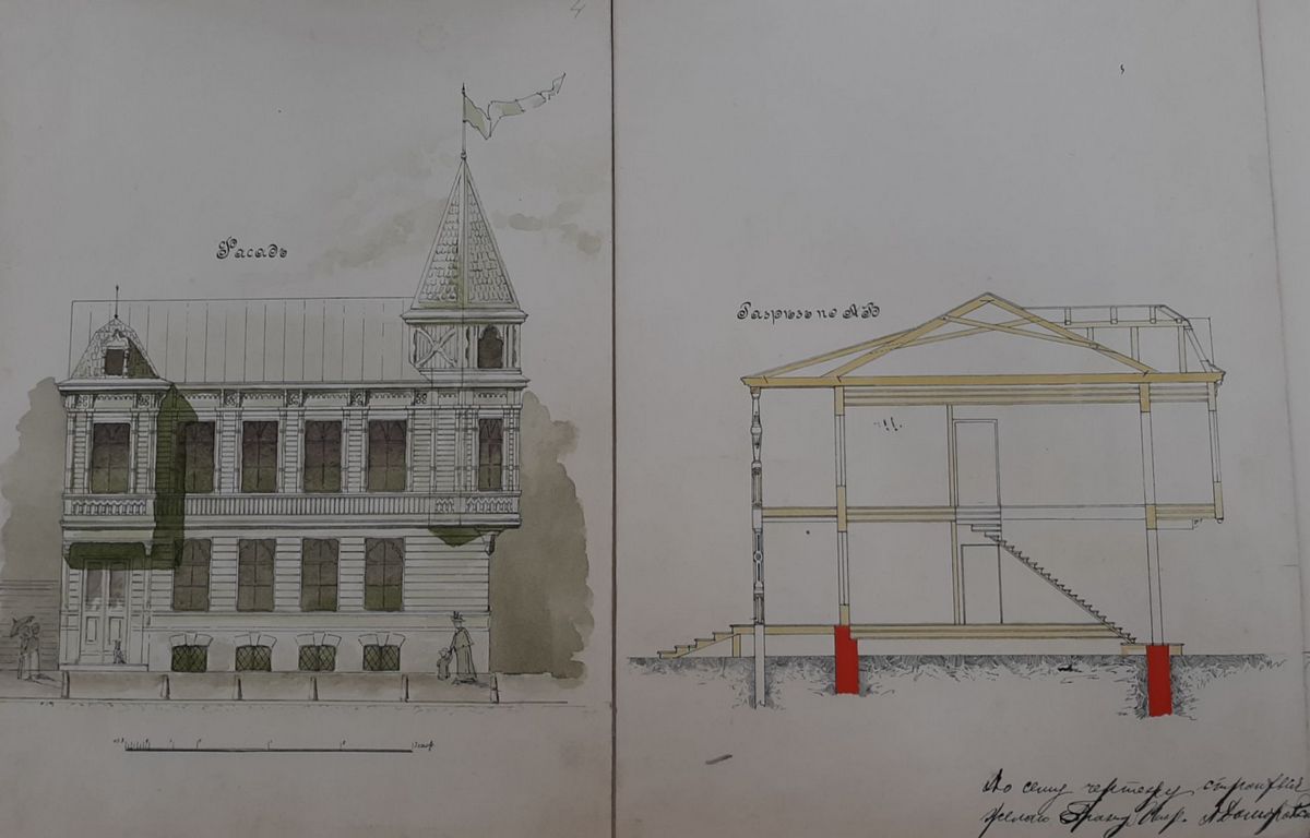 Нижегородские архивисты оцифровали чертежи фасадов зданий центра Нижнего Новгорода рубежа XIX — XX веков