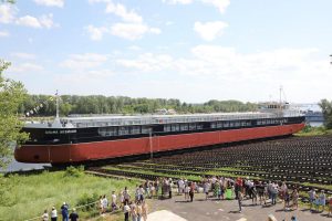 Новый сухогруз спустили на воду на заводе «Красное Сормово»