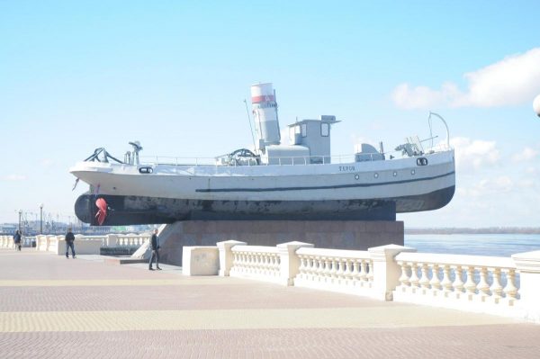 Парковка будет временно запрещена у памятника «Катер «Герой» в Нижнем Новгороде