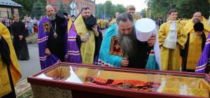 LIVE: перенесение мощей в храм во имя святого благоверного князя Георгия Всеволодовича и Великое освящение храма