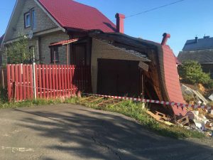 Дом в Балахне может обрушиться из-за провала грунта