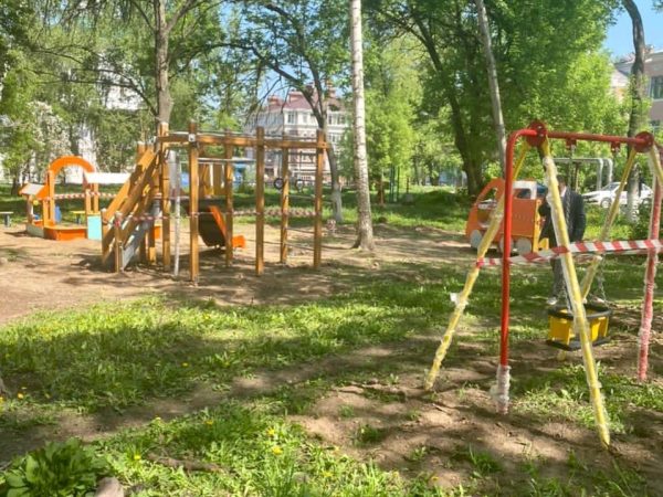 Новые детские площадки открылись в Нижегородском районе