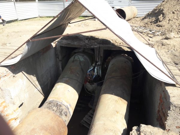 В Ленинском районе завершен летний ремонт тепломагистрали