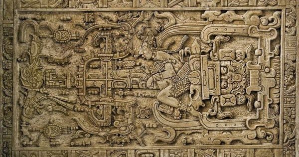 >Древо жизни или космический корабль пришельцев: что запечатлели на своём рисунке индейцы майя