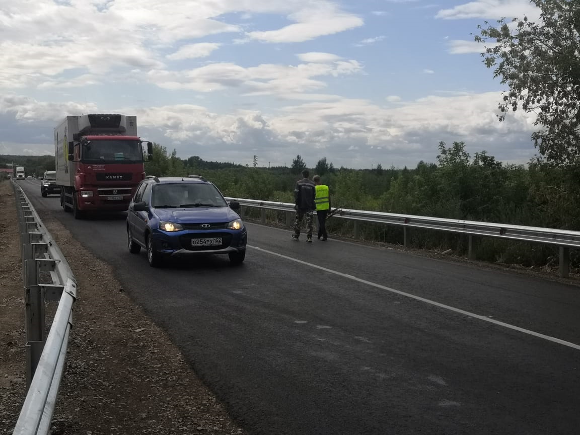 Подъезд к промзоне в старой части Кстова от автодороги М‑7 отремонтировали по нацпроекту в Нижегородской области