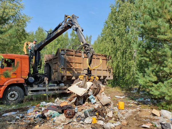 Почти 10 тысяч кубометров мусора вывезено с несанкционированных свалок в Дзержинске