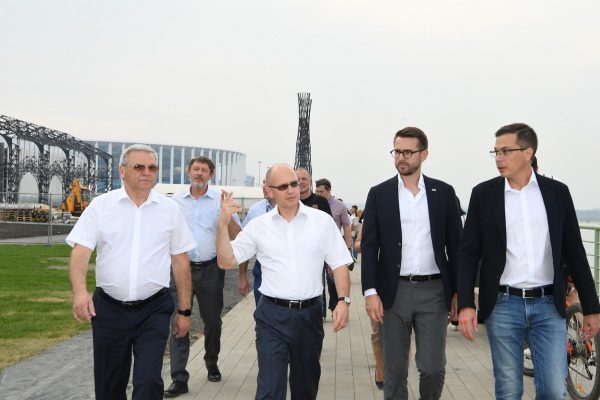 Сергей Кириенко осмотрел благоустроенный к 800-летию Нижний Новгород