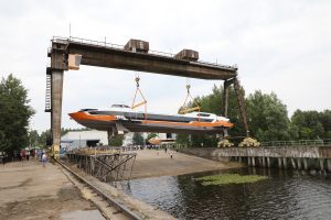 Головное судно «Метеор 120Р» спущено на воду в Нижегородской области