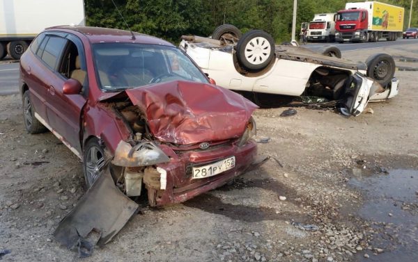 Трое детей пострадали в лобовом ДТП в Дзержинске