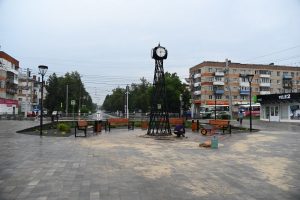 В&nbsp;Дзержинске завершено благоустройство Привокзальной площади