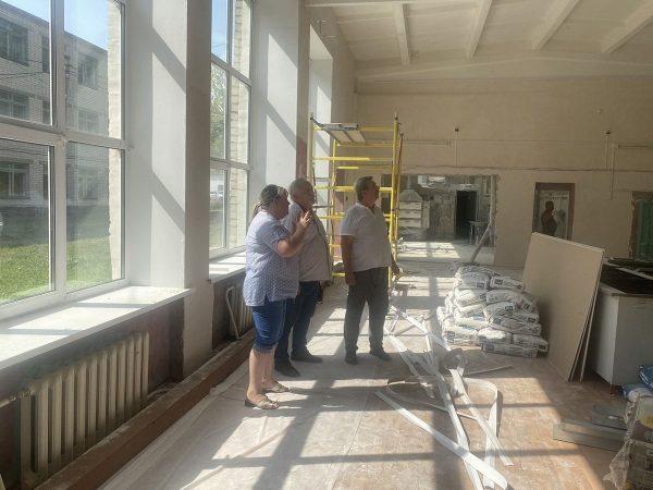 Кровлю сельской школы в&nbsp;Ближнем Борисове отремонтировали к&nbsp;новому учебному году