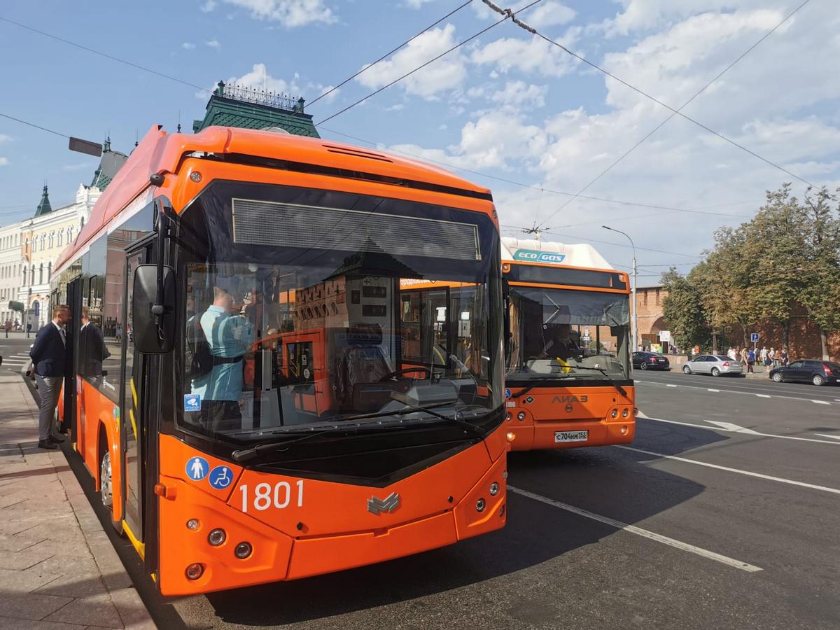 В Нижнем Новгороде запустили первый троллейбус с увеличенным запасом автономного хода