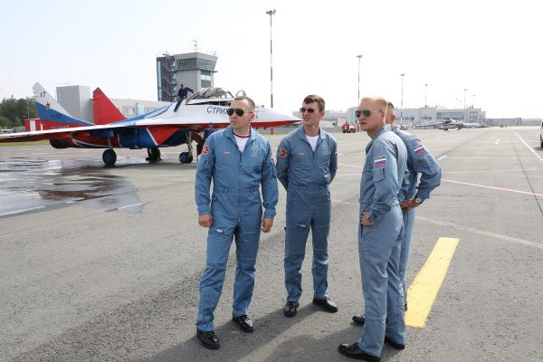 Пилотажная группа «Стрижи» прибыла в&nbsp;Нижний Новгород