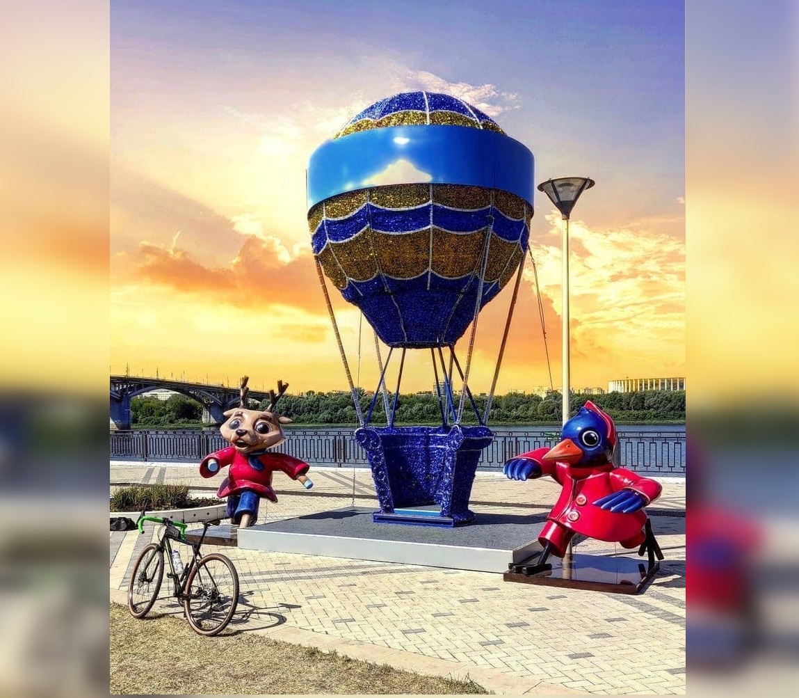 Воздушный шар с Нижневолжской набережной переместили на Молодежный проспект в Автозаводском районе