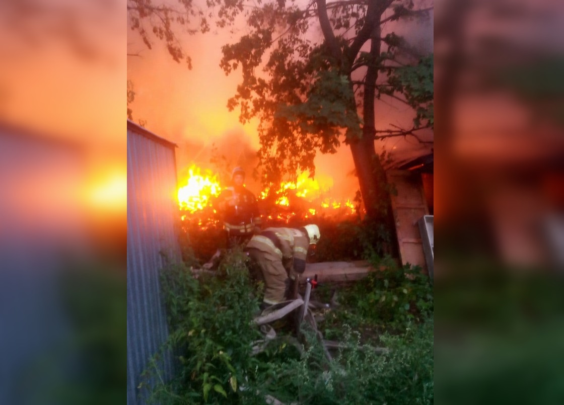 Крупный пожар потушили в центре Нижнего Новгорода