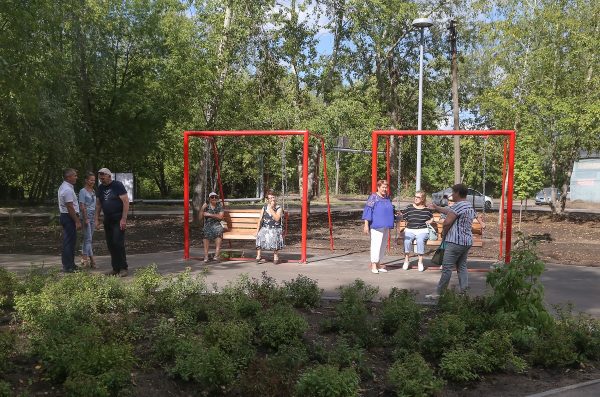 Новое благоустроенное пространство на месте заросшего пустыря появилось в Нижнем Новгороде