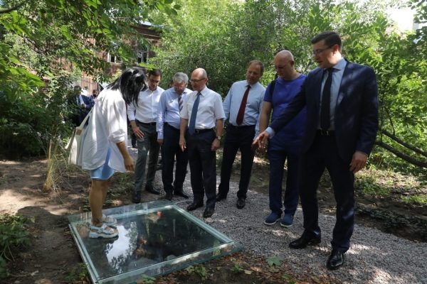 Сергей Кириенко, Игорь Комаров и&nbsp;Глеб Никитин посетили квартал Трех Святителей в&nbsp;Нижнем Новгороде