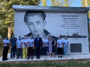 Портрет участника Великой Отечественной войны появился на&nbsp;проспекте Героев в&nbsp;Нижнем Новгороде