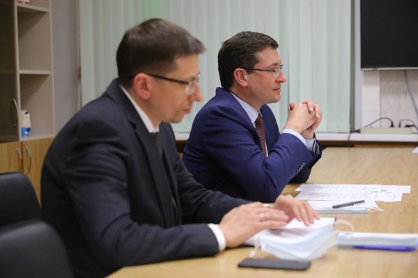 Глеб Никитин и&nbsp;Максим Акимов провели рабочую встречу