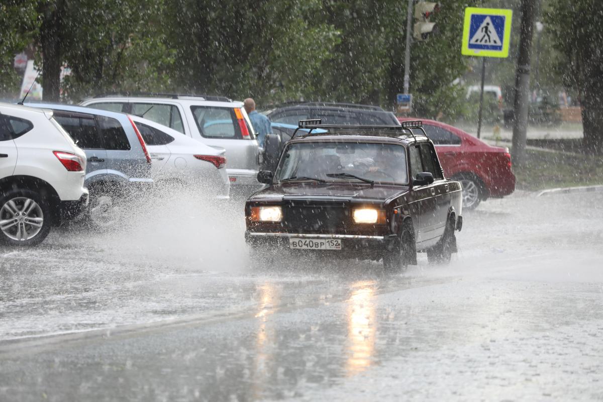 Сильные дожди ожидаются в Нижегородской области и Нижнем Новгороде в ближайшие часы